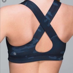 LIKE NEW lululemon All Sports Bra in Camo